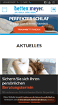 Mobile Screenshot of betten-meyer.de